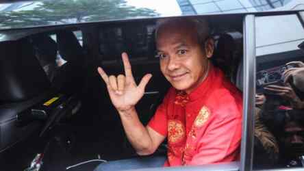 Foto: Calon presiden nomor urut 3 Ganjar Pranowo mengajak partai-partai di DPR menggunakan hak angket atau interpelasi mengusut dugaan kecurangan pemilu.