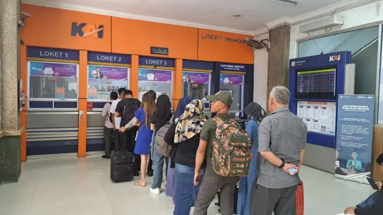 Foto: tiket ka lebaran
