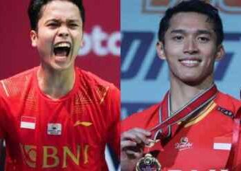 Jonathan Tantang Ginting di Final All England 2024