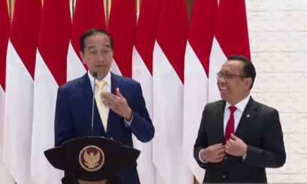 Foto: Dasi Kuning Jokowi