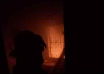 Rumah Terbakar di Medan Helvetia