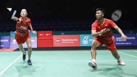 Foto: Dejan/Gloria jadi salah satu wakil Indonesia yang lolos ke babak 16 besar All England 2024.