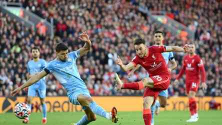 Foto: Laga big match Manchester City vs Liverpool.