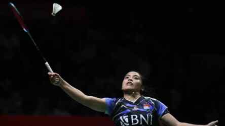 Foto: Gregoria Mariska Tunjung menjaga peluang menjadi juara Swiss Open 2024.