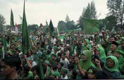 Foto: Kader dan simpatisan PPP.