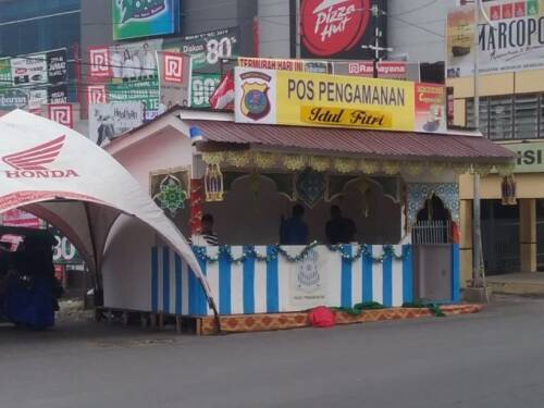 Foto: Pos PAM Lebaran.