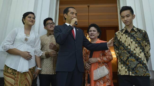 Foto: Keluarga Presiden Jokowi.