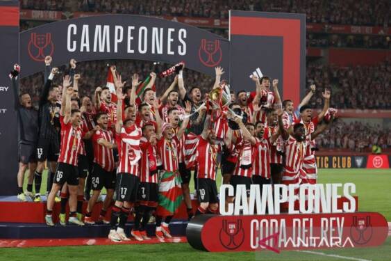Foto: Athletic Bilbao juara Copa del Rey 2023/2024.