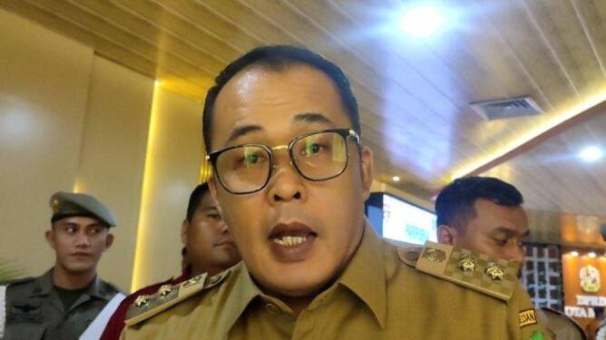 Foto: Wakil Wali Kota Medan, Aulia Rachman mendaftarkan diri jadi Wali Kota Medan ke Partai Golkar, Selasa (23/04/2024).
