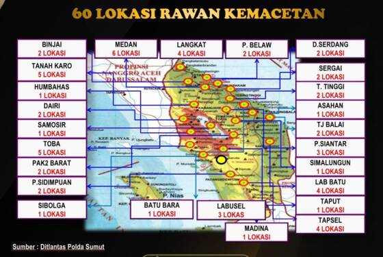 Foto: Peta Rawan Macet