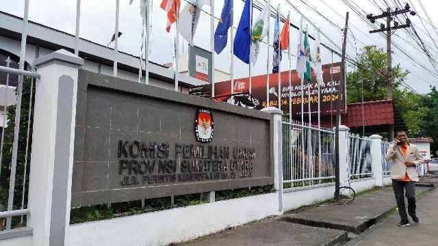 Foto: Kantor KPU Sumut.