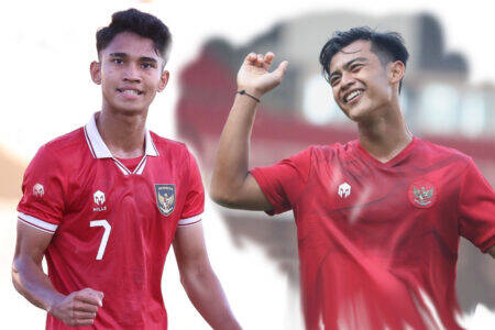 Foto: Marcelino Ferdinan bersama Pratama Arhan masuk skuad Timnas U-23.