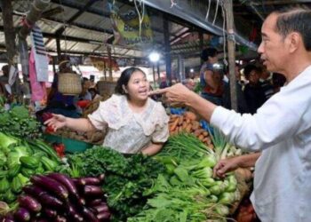 Presiden Jokowi Kunjungi Pasar Buah Berastagi
