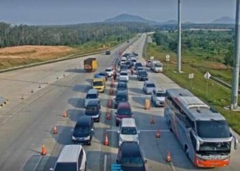 Volume Kendaraan di Tol Trans Sumatera Naik 113 Persen