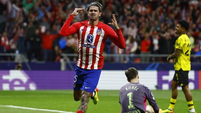 Foto: Atletico Madrid kalahkan Borussia Dortmund 2-1 di perempat final Liga Champions.