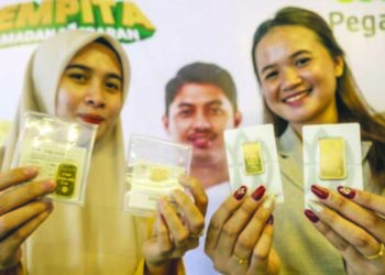 Rupiah Melemah, Harga Emas Tembus Rp 1,254 Juta Per Gram
