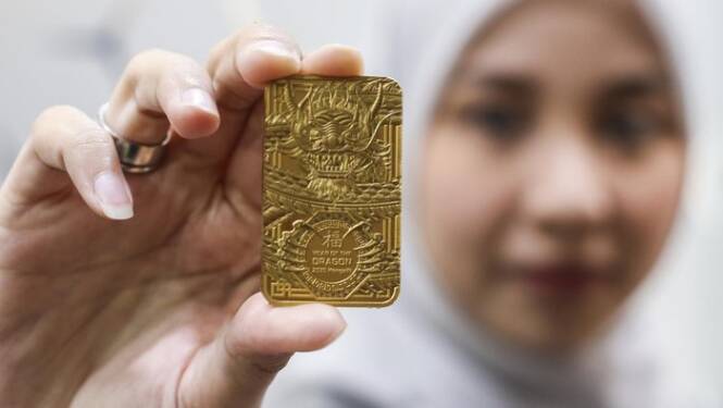 Foto: Penjualan emas.