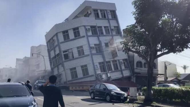 Foto: Gempa Taiwan