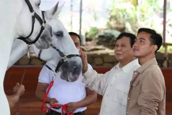 Foto: Prabowo Subianto dan Gibran Rakabuming Raka.