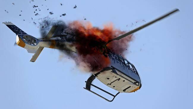 Foto: Kecelakaan Helikopter
