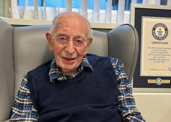John Alfred Tinniswood jadi Pria Tertua di Dunia