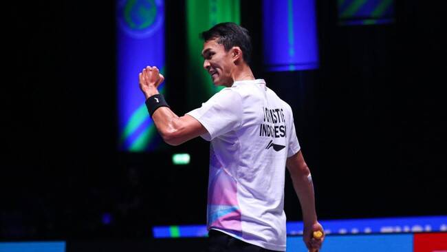 Foto: Jonatan Christie akan tampil di semifinal BAC 2024.