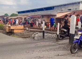 Kereta Api di Medan Tabrak Betor Tewaskan 1 Orang