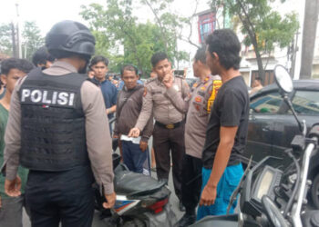 Patroli Presisi Polrestabes Medan Amankan 4 Remaja Diduga Geng Motor