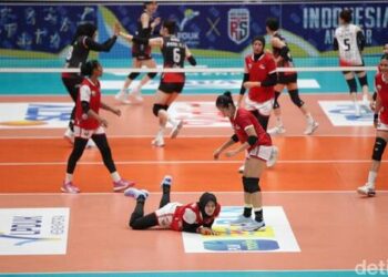 Laga Seru, Red Sparks Kalahkan Indonesia All Star