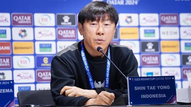 Foto: Shin Tae Yong ingin bawa Timnas Indonesia ke Olimpiade 2024.