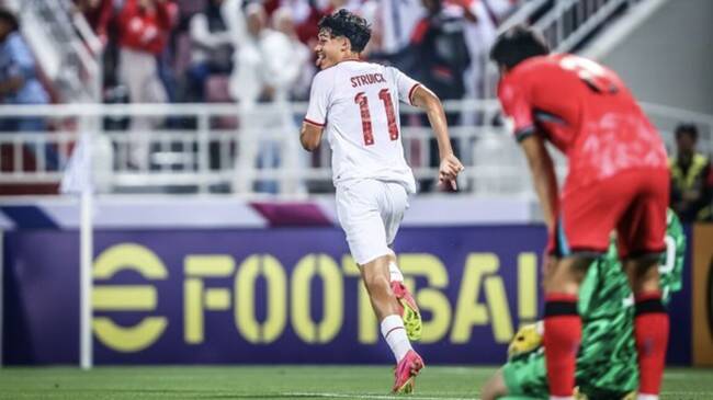 Foto: Rafael Struick dipastikan absen pada semifinal Piala Asia U-23 2024.