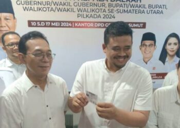 Bobby Nasution Resmi jadi Kader Gerindra!