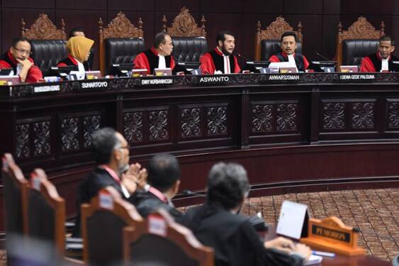 Foto: Sidang di MK.