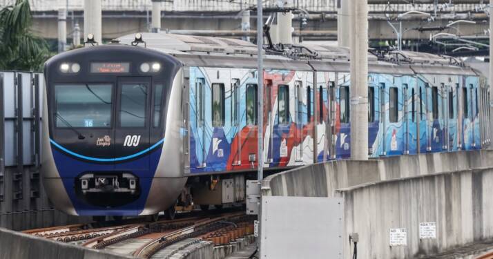 Foto: Pembangunan MRT Lintas Timur-Barat yang menghubungkan Cikarang-Balaraja.
