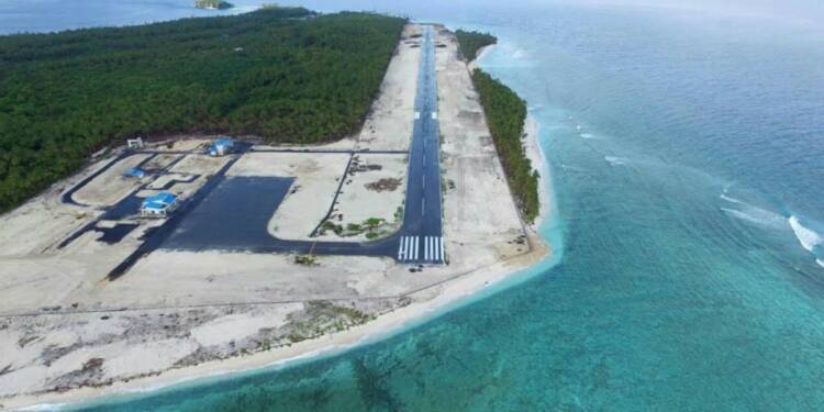 Foto: Bandara Miangas, Sulawesi Utara.