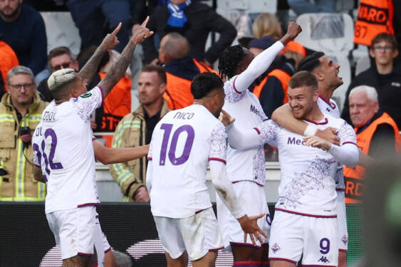 Foto: Fiorentina ke final Liga Conference usai singkirkan Club Brugge.
