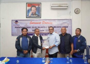 Pilkada Medan, Aulia Rachman Daftar Calon ke NasDem