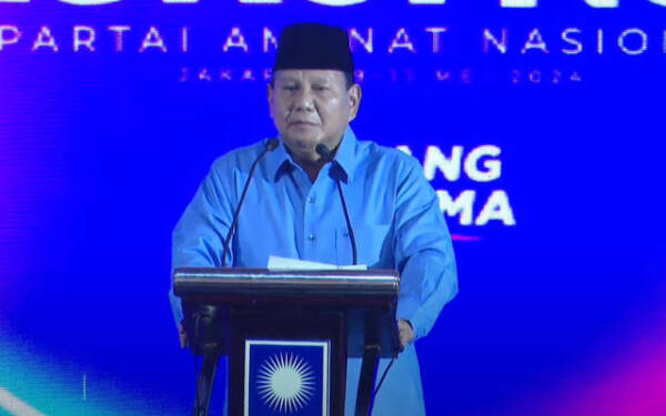 Foto: Presiden terpilih Prabowo Subianto menyatakan sosok Presiden pertama RI, Ir. Sukarno dan pemikirannya bukan hanya milik satu partai.