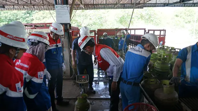 Foto: Sidak LPG