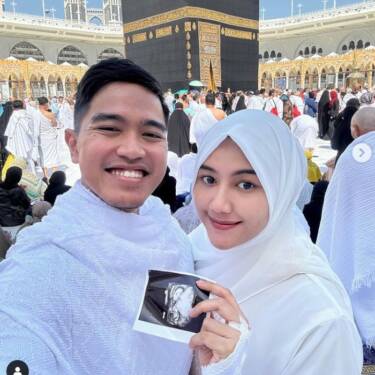 Foto: Kaesang mengabarkan istrinya, Erina Gudono, tengah hamil.