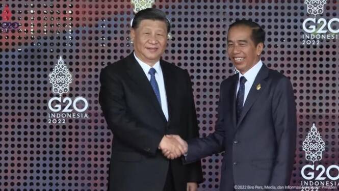 Foto: Jokowi dan Xi Jinping.