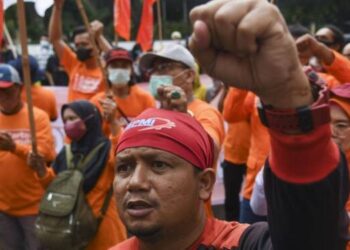 Hari Ini Buruh Demo di Patung Kuda-Senayan Jakarta