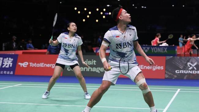 Foto: Rinov/Pitha berhasil melangkah ke babak semifinal Malaysia Masters 2024.