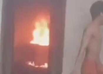 Viral! Pria di Medan Bakar Rumah Diduga gegara Kecanduan Narkoba