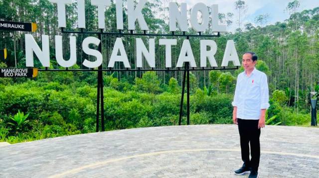 Foto: Titik nol IKN.