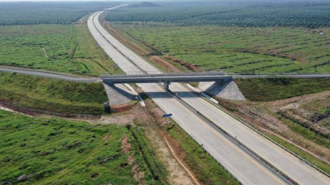 Foto: Tol Lima Puluh-Kisaran resmi bertarif mulai Rabu (19/6/2024) pukul 00.00 WIB.