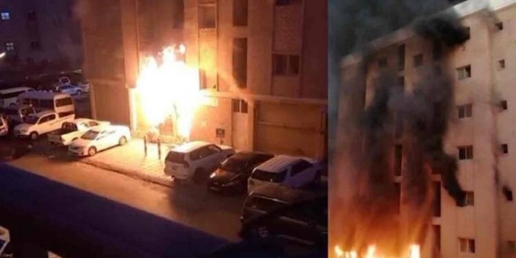 49 orang tewas akibat kebakaran yang melanda pemukiman pekerja migran di Kuwait, Rabu (12/6).