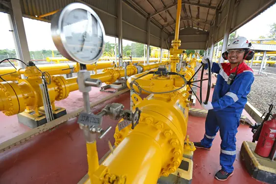 Foto: Aliran Gas Bumi