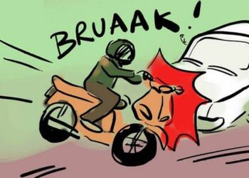 Viral! Tabrak Pemotor, Pria di Medan Dipukuli Massa