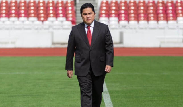 Foto: Ketua Umum PSSI Erick Thohir.